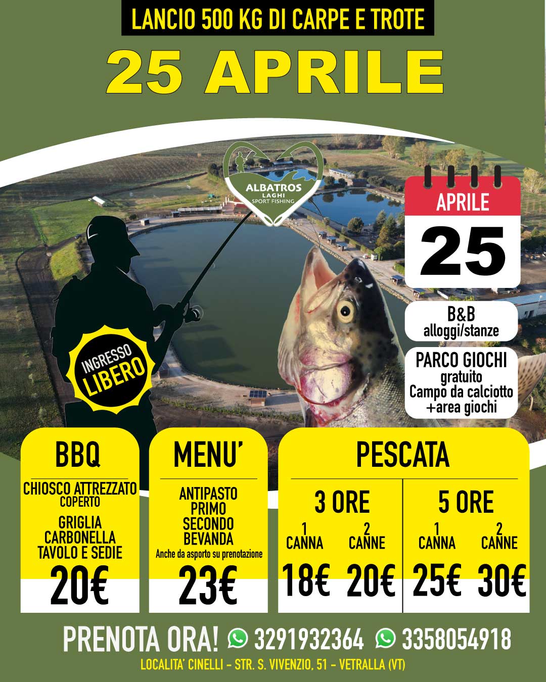 Laghi Albatros - 25 aprile