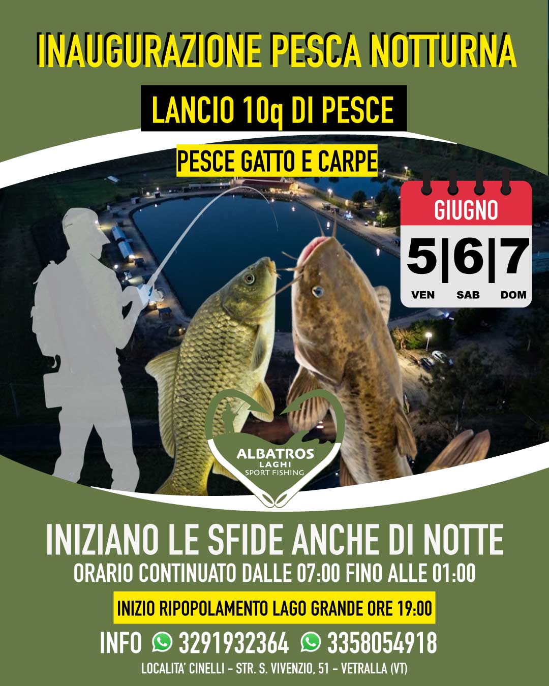 inaugurazione pesca notturna