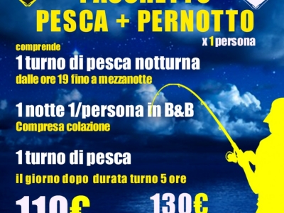 Pesca + Pernotto