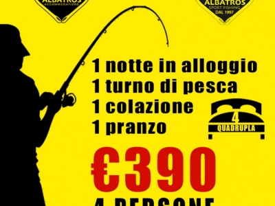 Pescata + B&B + Pranzo