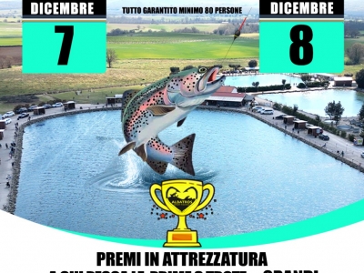 Lancio 600 KG di Trote! Premi  a chi pesca le prime 3 trote + grandi